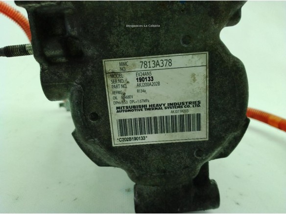  7813A378 COMPRESOR AA MITSUBISHI OUTLANDER III (GG_W, GF_W, ZJ)|Desguaces La Cabaña