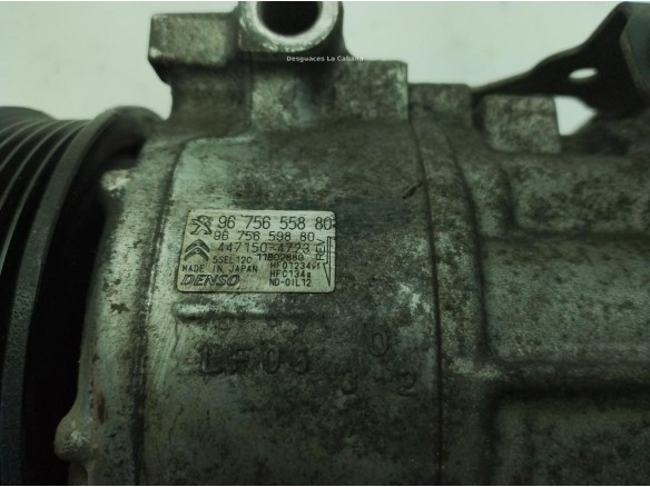 9675655880 COMPRESOR AA CITROEN GRAND C4 SPACETOURER|Desguaces La Cabaña