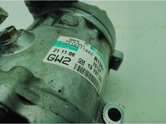 13197538 COMPRESOR AA OPEL MERIVA A Limusina (X03)|Desguaces La Cabaña
