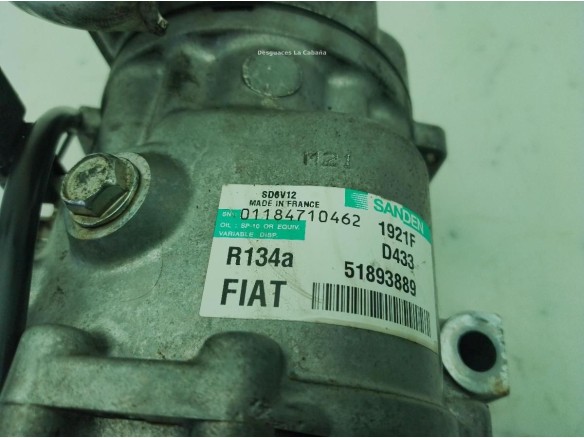 1607883080 COMPRESOR AA PEUGEOT BIPPER (AA_)|Desguaces La Cabaña