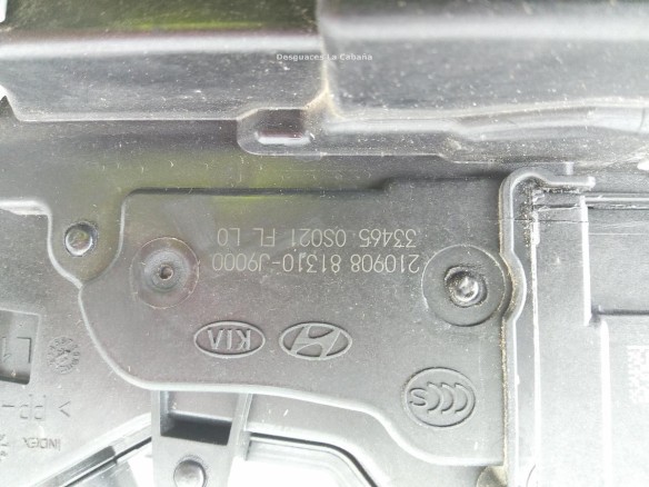 CERRADURA PUERTA LAT DEL IZQ HYUNDAI KONA (OS) |Desguaces La Cabaña