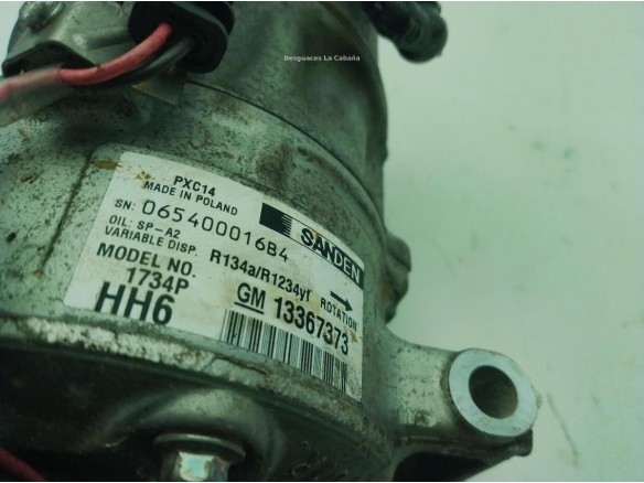 39157291 COMPRESOR AA OPEL ASTRA K (B16)|Desguaces La Cabaña