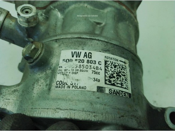5Q0820803K COMPRESOR AA AUDI A3 Sportback (8VA, 8VF)|Desguaces La Cabaña