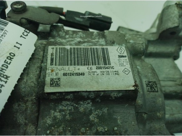 926003541R COMPRESOR AA DACIA SANDERO II|Desguaces La Cabaña