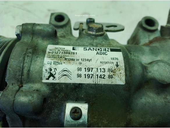 9819711380 COMPRESOR AA CITROEN JUMPER Furgón|Desguaces La Cabaña
