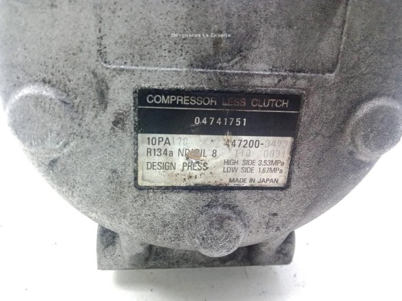4472003473 COMPRESOR AA JEEP CHEROKEE (KJ)|Desguaces La Cabaña