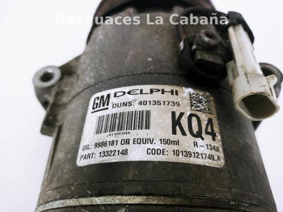 13322148 COMPRESOR AA OPEL ZAFIRA B (A05)|Desguaces La Cabaña