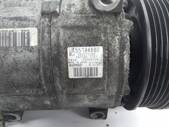 55194880 COMPRESOR AA ABARTH PUNTO (199_)|Desguaces La Cabaña