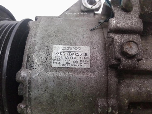 4472601060, COMPRESOR AA TOYOTA AVENSIS (_T25_)|Desguaces La Cabaña