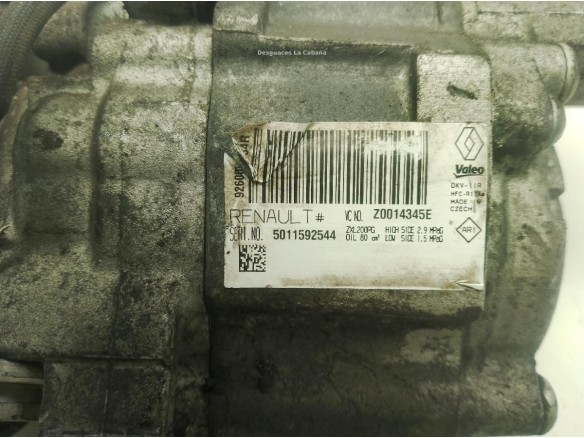 5011592544 COMPRESOR AA DACIA SANDERO II|Desguaces La Cabaña