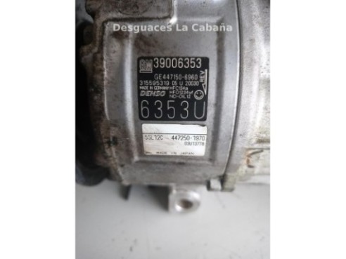 39006353 COMPRESOR AA OPEL CORSA E (X15)|Desguaces La Cabaña
