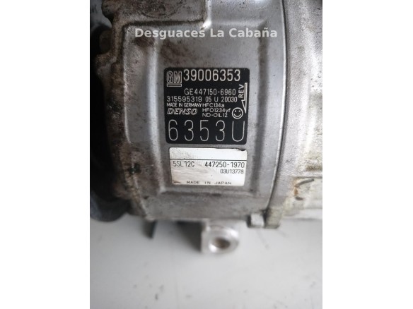 39006353 COMPRESOR AA OPEL CORSA E (X15)|Desguaces La Cabaña