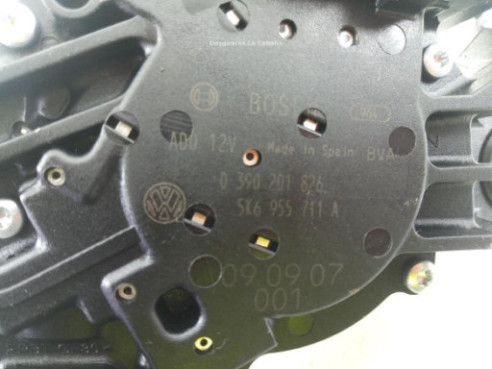 5K6955711A MOTOR LIMPIAPARABRISAS TRA VW GOLF VI (5K1) |Desguaces La Cabaña
