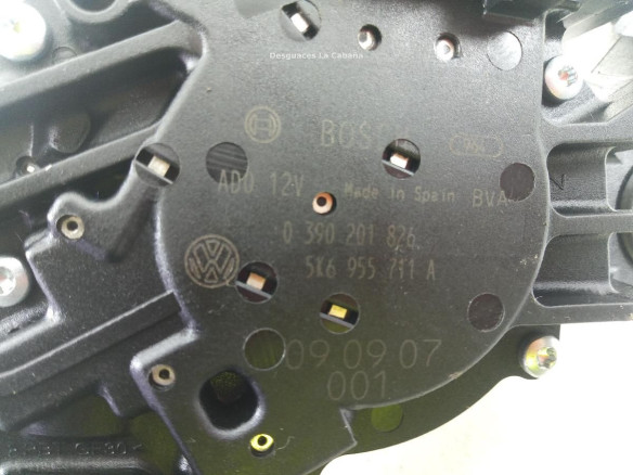 5K6955711A MOTOR LIMPIAPARABRISAS TRA VW GOLF VI (5K1) |Desguaces La Cabaña