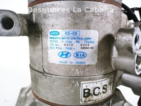 F500QADAA03 COMPRESOR AA HYUNDAI i10 (BA, IA)|Desguaces La Cabaña