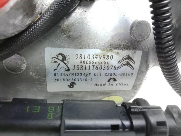 9810349980 COMPRESOR AA CITROEN C3 III (SX)|Desguaces La Cabaña
