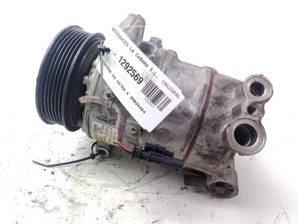 39034464 COMPRESOR AA OPEL ASTRA J (P10)|Desguaces La Cabaña