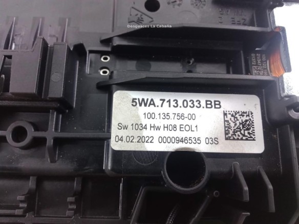 5WA713033BB PALANCA CAMBIOS CUPRA FORMENTOR (KM7) |Desguaces La Cabaña