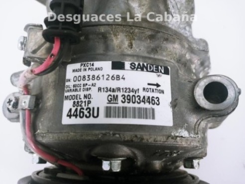 39034463 COMPRESOR AA OPEL ASTRA K (B16)|Desguaces La Cabaña