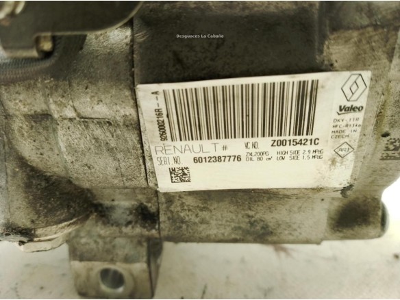 926000216R, COMPRESOR AA DACIA SANDERO II|Desguaces La Cabaña