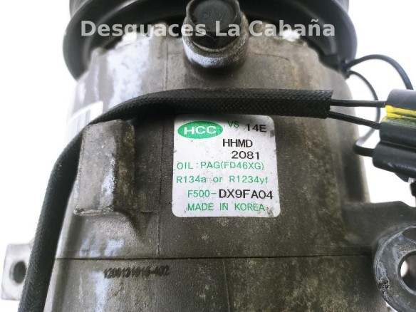 F500DX9FA04 COMPRESOR AA HYUNDAI ix35 (LM, EL, ELH)|Desguaces La Cabaña