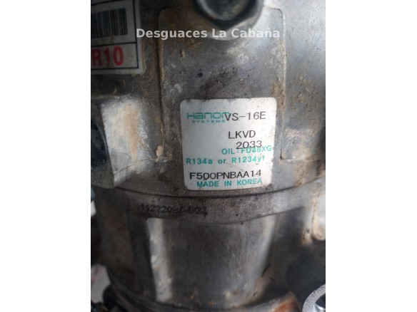 F500PNBAA14 COMPRESOR AA KIA CARENS IV|Desguaces La Cabaña
