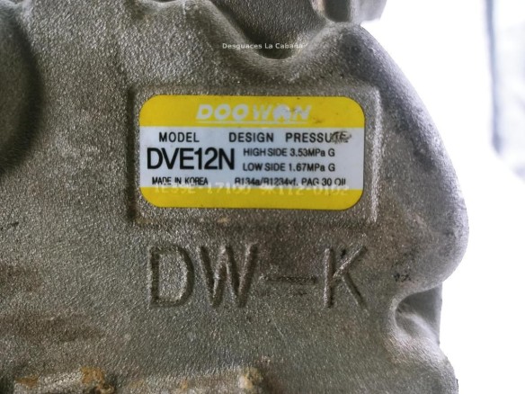 DVE12N COMPRESOR AA KIA STONIC (YB)|Desguaces La Cabaña