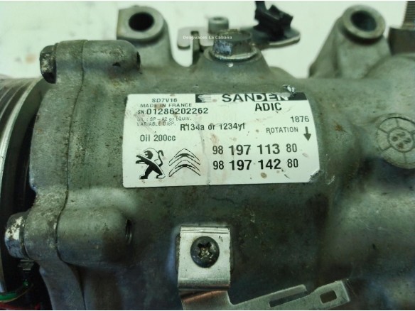 9819711380 COMPRESOR AA CITROEN JUMPER Furgón|Desguaces La Cabaña