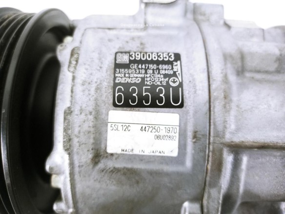 39006353 COMPRESOR AA OPEL CORSA E (X15)|Desguaces La Cabaña
