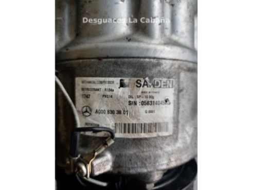 A0008303801 COMPRESOR AA MERCEDES BENZ CLASE C T-Model (S205)|Desguaces La Cabaña