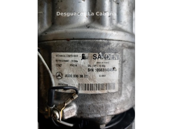 A0008303801 COMPRESOR AA MERCEDES BENZ CLASE C T-Model (S205)|Desguaces La Cabaña