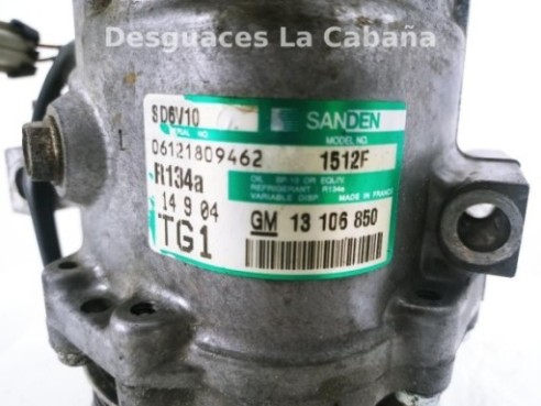 13106850 COMPRESOR AA OPEL CORSA C (X01)|Desguaces La Cabaña