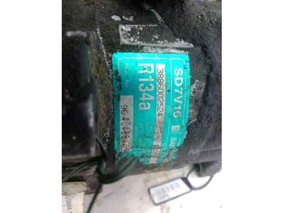 9640486480,1227, COMPRESOR AA PEUGEOT BOXER Furgón (244)|Desguaces La Cabaña