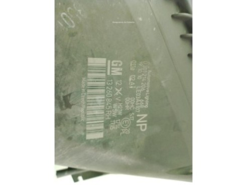 13260845RH FARO DERECHO OPEL ZAFIRA B (A05)|Desguaces La Cabaña