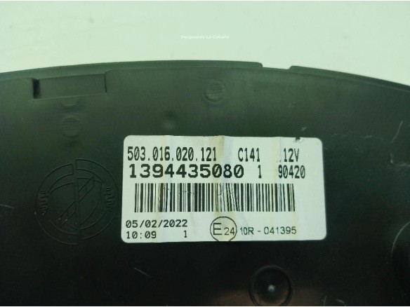 1378892080, 1394435080 CUADRO INSTRUMENTOS CITROEN JUMPER Furgón|Desguaces La Cabaña