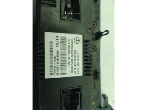 A2129008608, A2129007704 MANDO CLIMA MERCEDES BENZ CLASE E (W212)|Desguaces La Cabaña