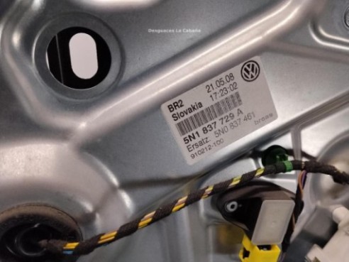 5N0837461 ELEVALUNAS PUERTA LAT DEL IZQ VW TIGUAN (5N_)|Desguaces La Cabaña