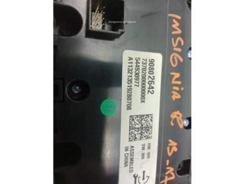 90802642 MANDO CLIMA OPEL INSIGNIA A (G09)|Desguaces La Cabaña