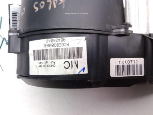 96426049, CUADRO INSTRUMENTOS DAEWOO KALOS (KLAS) |Desguaces La Cabaña
