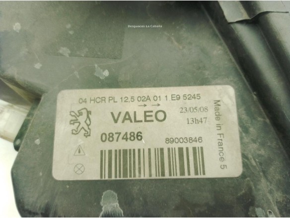 6204V7, 89003846 FARO IZQUIERDO PEUGEOT 306 Break (7E, N3, N5)|Desguaces La Cabaña