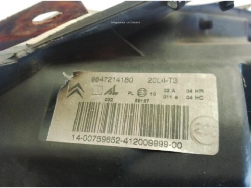 620885, 9647214180 FARO DERECHO CITROEN C3 I (FC_)|Desguaces La Cabaña