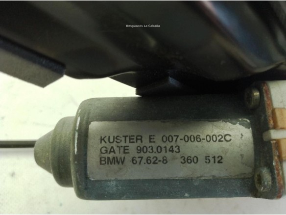 51348159833, 67628360512 ELEVALUNAS PUERTA LAT TRA IZQ BMW 5 (E39)|Desguaces La Cabaña