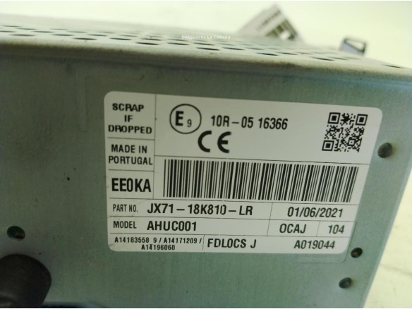 JX7118K810LR MODULO RADIO FORD FOCUS IV (HN)|Desguaces La Cabaña