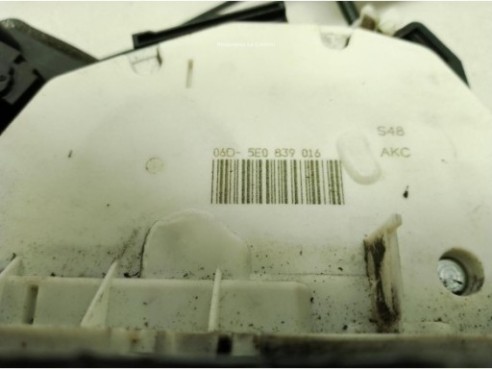 5E0839016 CERRADURA PUERTA LAT TRA DER SEAT TOLEDO IV (KG3)|Desguaces La Cabaña
