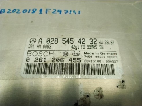 A0285454232,0261206455, CENTRALITA MOTOR MERCEDES BENZ CLASE C (W202)|Desguaces La Cabaña