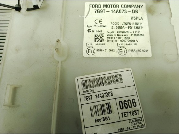 7G9T14A073DB, CAJA FUSIBLES INTERIOR (BSI) FORD MONDEO IV (BA7)|Desguaces La Cabaña