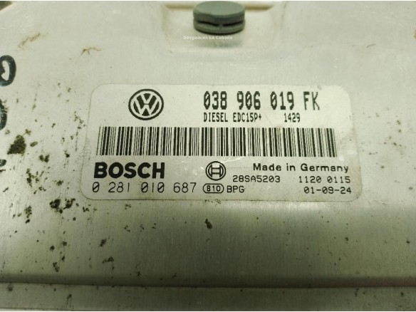 038906019FK CENTRALITA MOTOR SEAT LEON (1M1)|Desguaces La Cabaña
