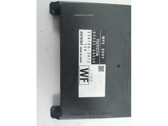 8922160520 MODULO ELECTRONICO 2 TOYOTA LAND CRUISER PRADO (_J15_) |Desguaces La Cabaña