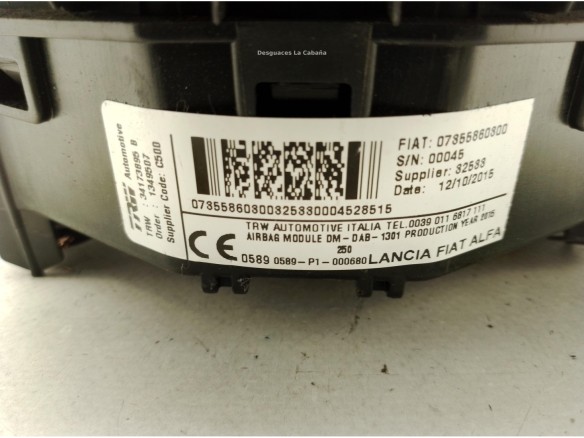 5551152574807062 AIRBAG IZQ CITROEN JUMPER Furgón|Desguaces La Cabaña