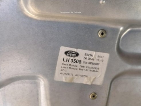 1738645 ELEVALUNAS PUERTA LAT DEL IZQ FORD KUGA I|Desguaces La Cabaña